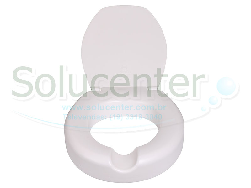 Assento Sanitário Elevado para deficientes físicos com 7,5 cm de altura 24.001