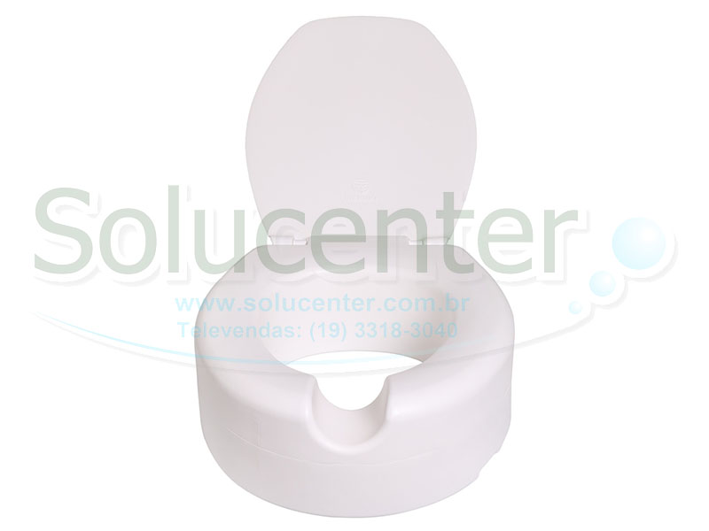 Assento Sanitário Elevado para deficientes físicos com 13,5 cm de altura 24.002